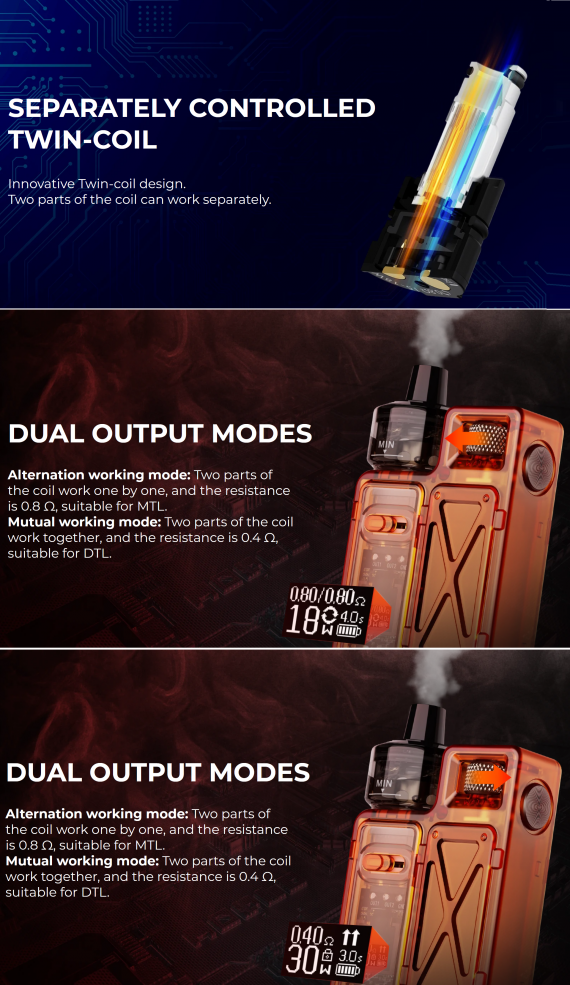 Uwell Crown M POD kit