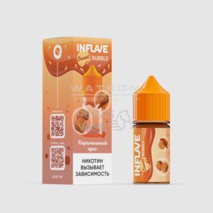 Жидкость INFLAVE BUBBLE (Карамельный ирис) 30 мл 2% (20 мг/мл) - Купить с доставкой в Красногорске, Москве и МО, по России в интернет-магазине SHERLOCK-TABAK