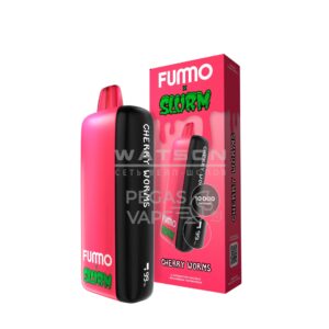 Электронная сигарета Fummo SLURM INDIC 10000 (Кислые Вишневые Червячки)