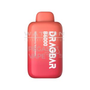 Электронная сигарета DRAGBAR B6000 (Клубничное мороженое)