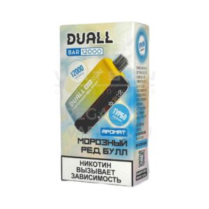 Электронная сигарета DUALL BAR 12000 (Морозный Ред Булл)
