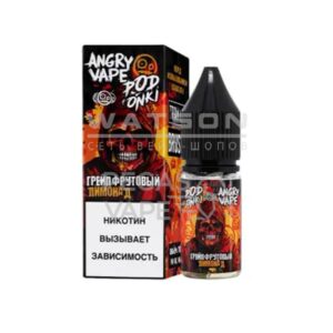 Жидкость ANGRY VAPE x PODONKI (Грейпфрутовый лимонад) 30 мл 2% (20 мг/мл)