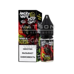 Жидкость ANGRY VAPE x PODONKI (Ананас Клубника Лед) 30 мл 2% (20 мг/мл)