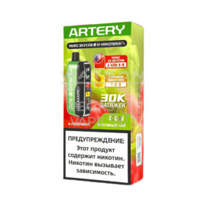 Электронная сигарета Artery CL6 30000 (FLAVOR+NIC edtion) (Грейфрут зеленый чай)
